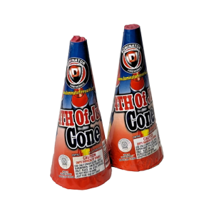 8 Inch 4th Of July Cone 2Pk
