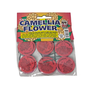 Large Camellia Flower 6 Pk
