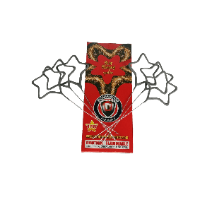 Star Shaped Sparkler 6Pk