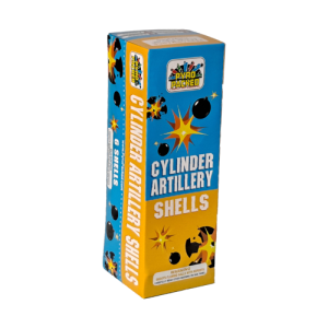 Compact Black Box Cylinder Artillery Shells 6 Pk PP