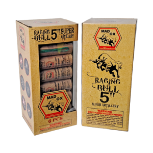 BOGO Raging Bull 5 Inch Artillery 6 Pk
